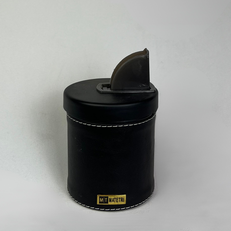 Kit Mateira Premium 5 Peças Preto Fosco com Cesta de Palha