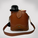 Kit Mateira Completo 5 Peças Couro Texturizado - Caramelo Premium