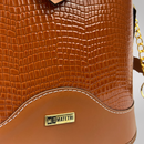 Kit Mateira Completo 5 Peças Couro Texturizado - Caramelo Premium