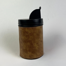 Kit Mateira Premium 5 Peças com Cuia de Porongo e Couro Legítimo - Caramelo