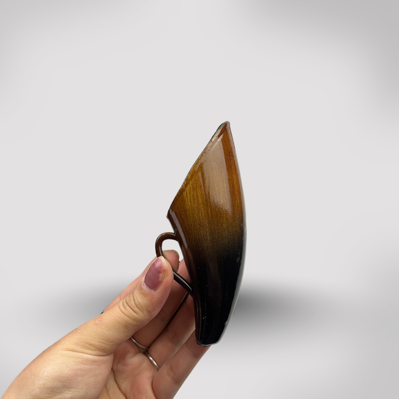 Kit Mateira Elegante 4 Peças Preto com Cuia de Porongo - Detalhes Dourados