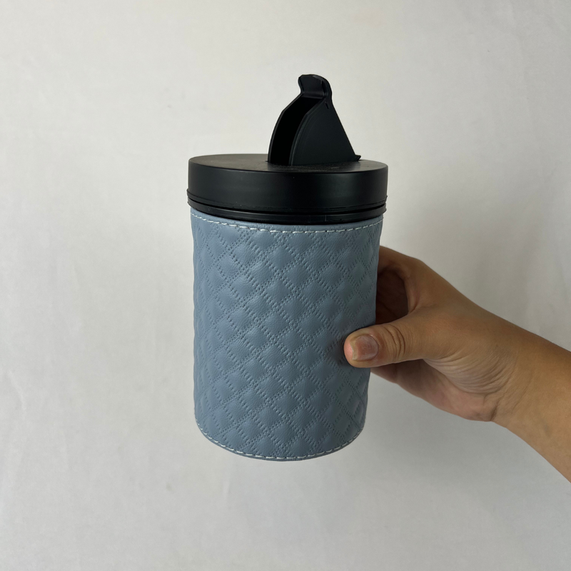 Kit Chimarrão Azul Acinzentado Premium 6 Peças Completo - Térmica 1L