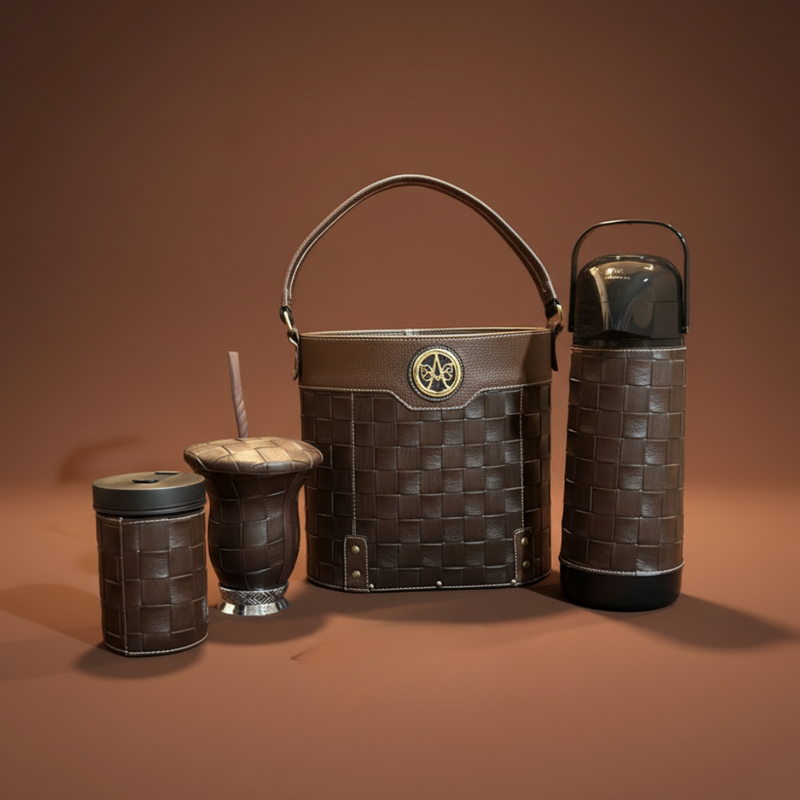 Kit Mateira Completa Marrom – 4 Peças