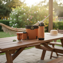 Kit Chimarrão Caramelo Premium 6 Peças Moderno - Térmica 1L