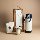 Kit Chimarrão Branca Marrom Campeira 6 Peças - Térmica 1L