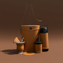 Kit Mateira Completa Caramelo Premium – 6 Peças