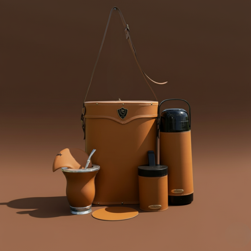 Kit Mateira Completa Caramelo Premium – 6 Peças