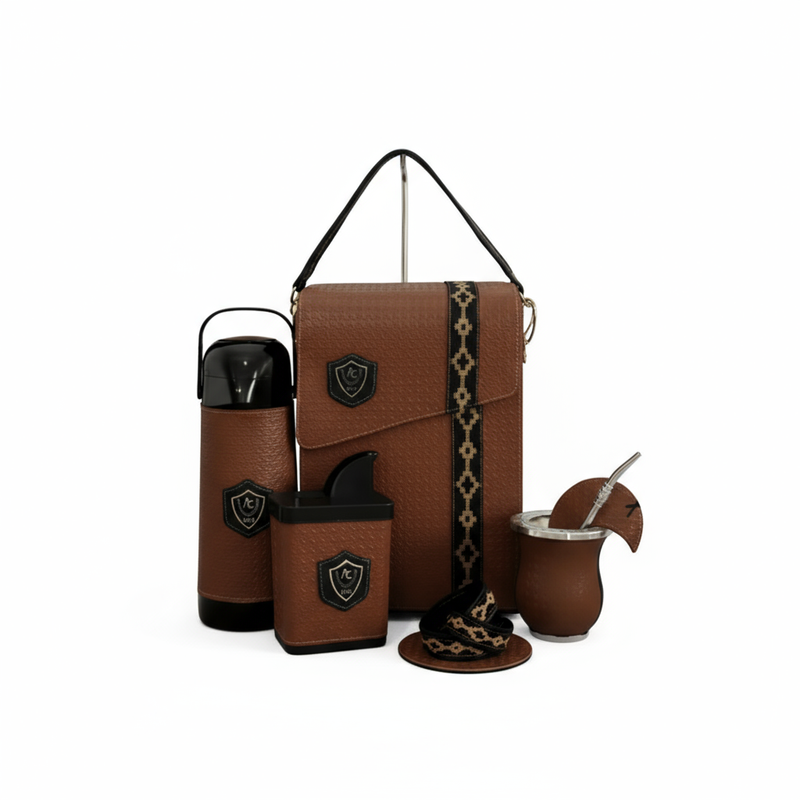 Kit Mateira Marrom Clássico - Foto Profissional