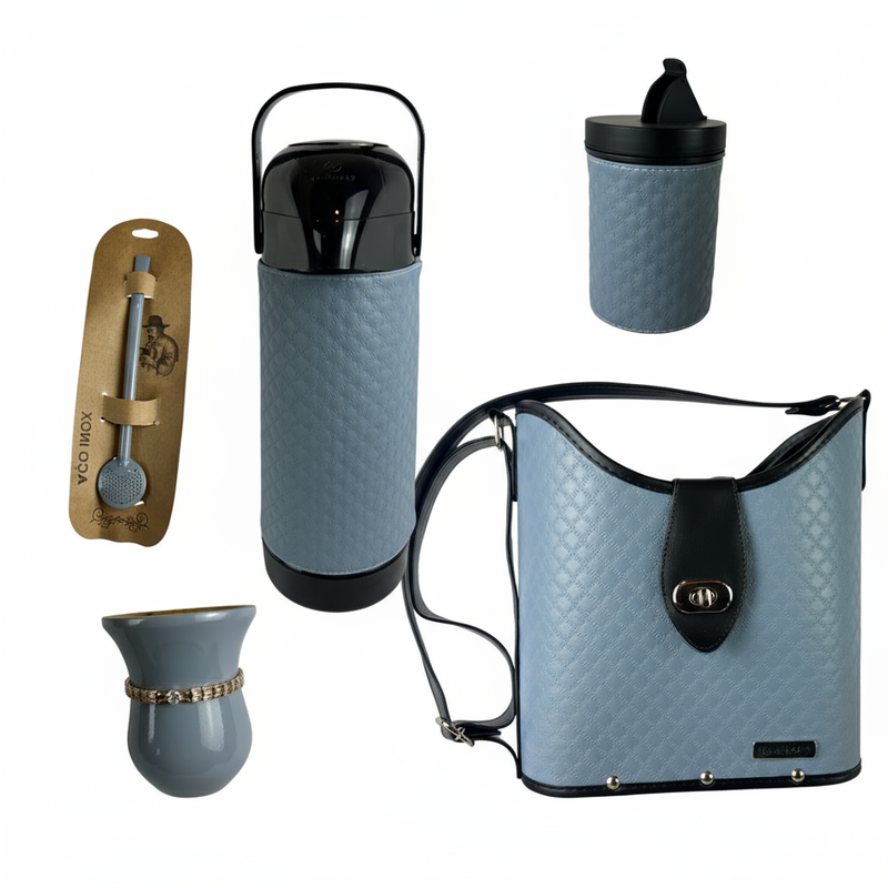 Kit Mateira Azul Acinzentado Premium - Foto Principal